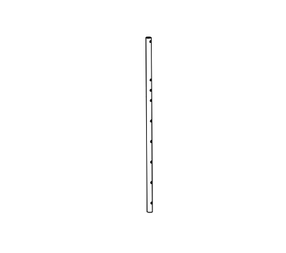 Detex 105097 outer top rod for 8'-1" through 10' doors