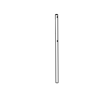 Detex 104172-1 inner top rod for 7-foot thru 8-foot doors