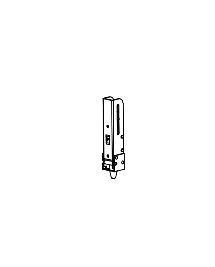 Detex 104190-1 bottom latch for aluminum doors