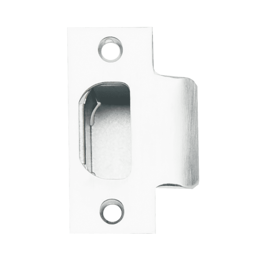 Schlage 10-016 square corner fire door T-strike in 625 bright chrome finish