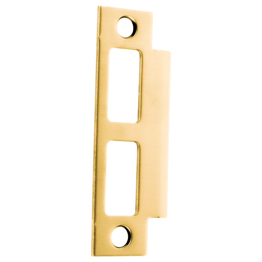 Schlage 10-072-1316 square corner T-strike in 605 bright brass finish