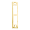 Schlage 10-075 rabbeted strike in 605 bright brass finish