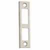 Schlage 10-075 rabbeted strike in 619 satin nickel finish