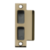 Schlage 10-072-112 T-square corner strike with plastic box in 609 antique brass finish