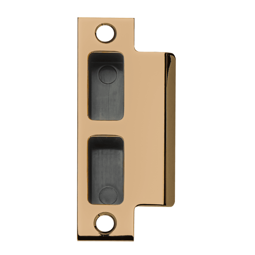 Schlage 10-072-112 T-square corner strike with plastic box in 612 satin bronze finish