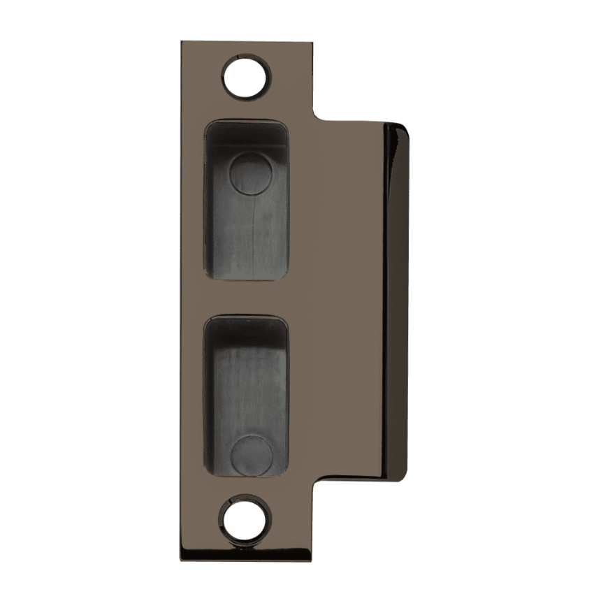 Schlage 10-072-112 T-square corner strike with plastic box in 643E aged bronze finish