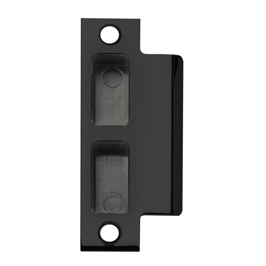 Schlage 10-072-112 T-square corner strike with plastic box in 622 matte black finish