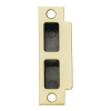 Schlage 10-072-100 T-square corner strike with plastic box in 606 satin brass finish