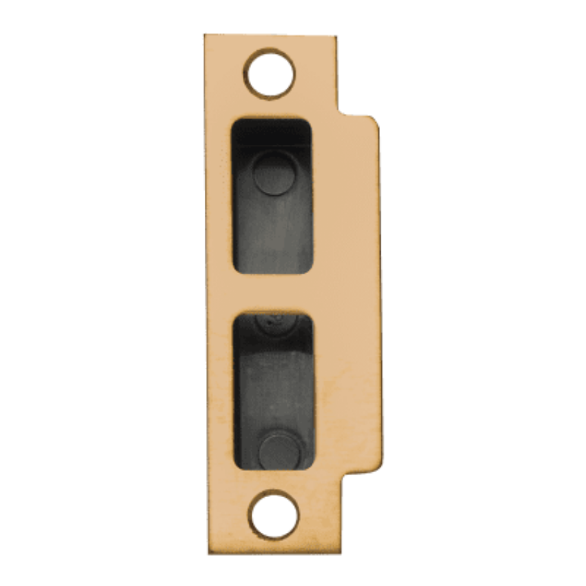 Schlage 10-072-100 T-square corner strike with plastic box in 612 satin bronze finish
