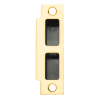 Schlage 10-072-078 square corner strike with box in 605 Bright Brass finish