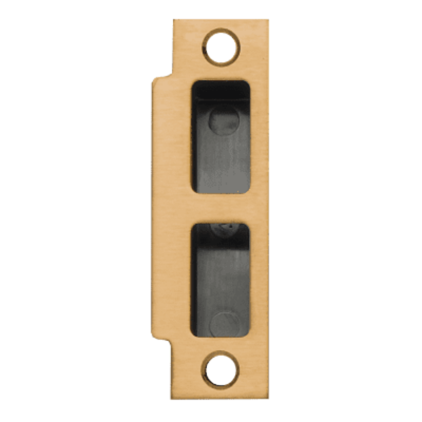 Schlage 10-072-078 square corner strike with box in 612 Satin Bronze finish