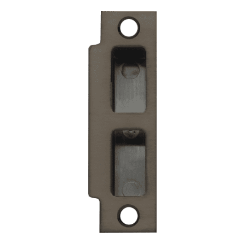 Schlage 10-072-078 square corner strike with box in 613 Oil Rubbed Bronze finish