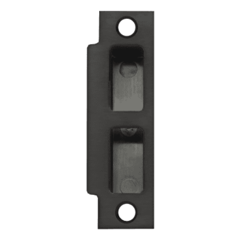 Schlage 10-072-078 square corner strike with box in 622 Matte Black finish