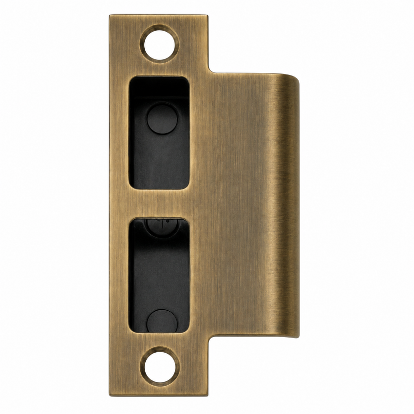 Schlage 10-072-134 T-square corner strike in 609 antique brass finish
