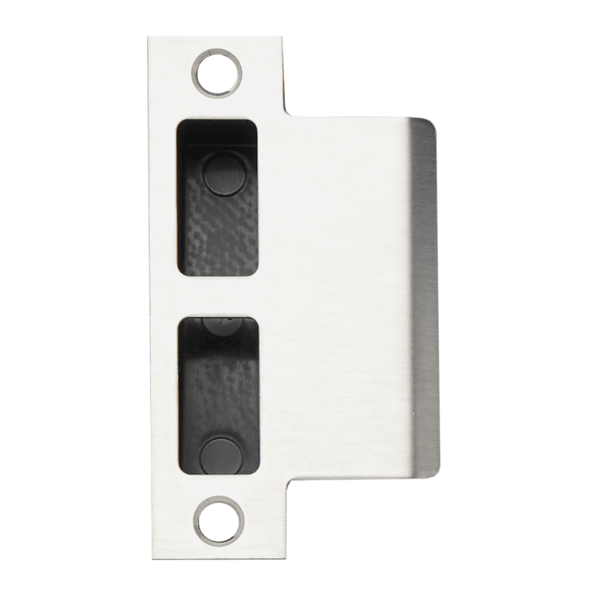 Schlage 10-072-200 T-square corner strike with plastic box in 626 satin chrome finish