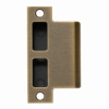 Schlage 10-072-200 T-square corner strike with plastic box in 609 antique brass finish