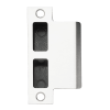 Schlage 10-072-200 T-square corner strike with plastic box in 629 bright stainless steel finish