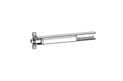 Detex 105500-24 EX-W rim centercase pushpad assembly 48 inch