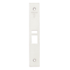Schlage 09-663 latch x auxiliary latch armor front in 626 satin chrome finish