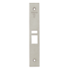 Schlage 09-663 latch x auxiliary latch armor front in 619 satin nickel finish