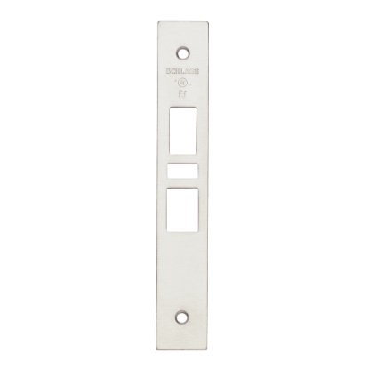 Schlage 09-666 armor front in 626 satin chrome finish