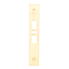 Schlage 09-666 armor front in 605 bright brass finish