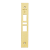 Schlage 09-666 armor front in 606 satin brass finish