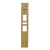 Schlage 09-666 armor front in 609 antique brass finish