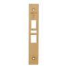 Schlage 09-666 armor front in 612 satin bronze finish