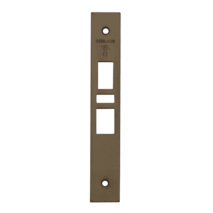 Schlage 09-666 armor front in 643E aged bronze finish