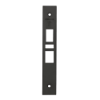 Schlage 09-666 armor front in 622 matte black finish