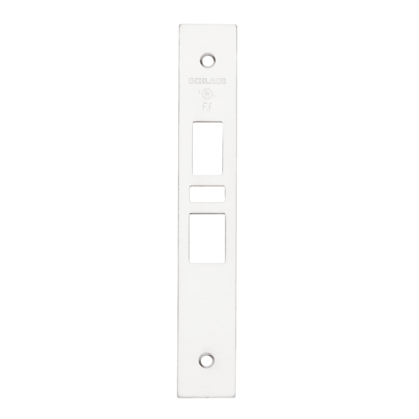 Schlage 09-666 armor front in 625 bright chrome finish
