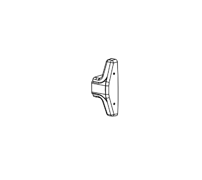 Detex 104112-9 narrow stainless steel centercase cover 630/628