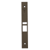 Schlage 09-669 latch and auxiliary latch armor front in Oil Rubbed Bronze finish