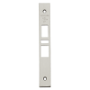 Schlage 09-672 latch auxiliary latch deadbolt armor front in 626 satin chrome finish