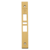 Schlage 09-672 latch auxiliary latch deadbolt armor front in 612 satin bronze finish