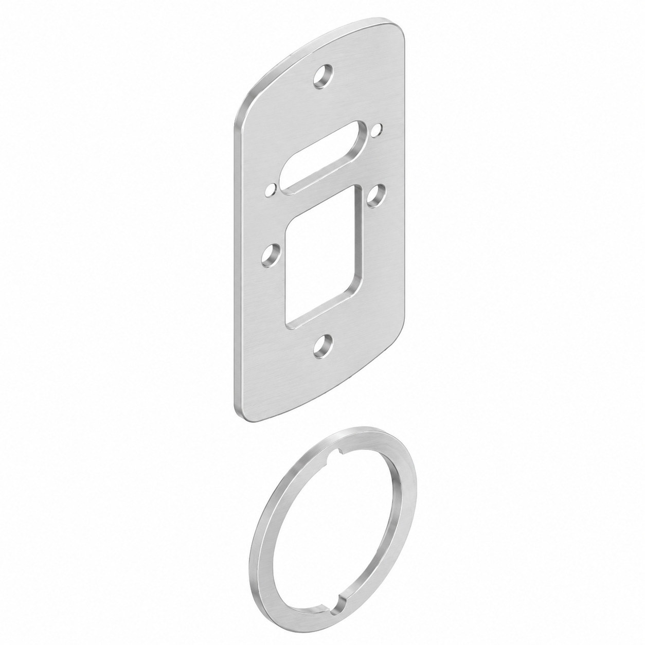 626AM - Satin Chrome, Antimicrobial