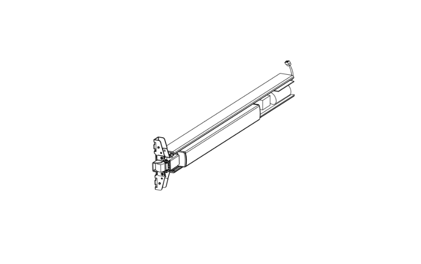 Detex 105500-110 20 Series EE-ER RHR 36 inch centercase pushpad subassembly