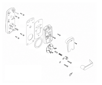 Schlage 23599384-112 door thickness kit
