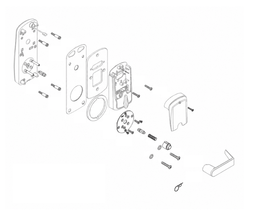 Schlage 23599384-112 door thickness kit