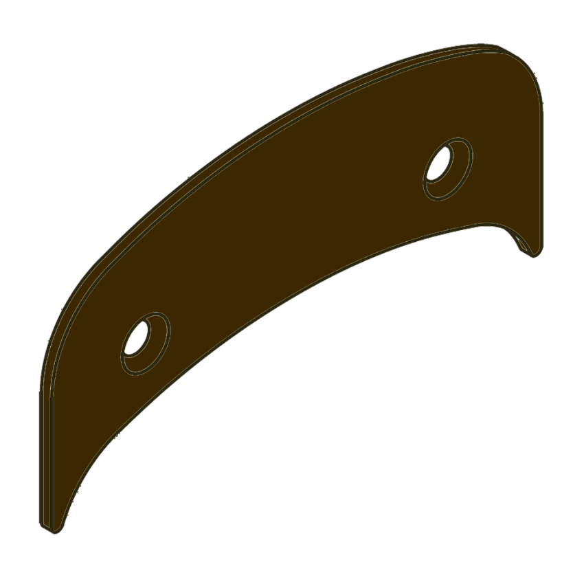 Schlage 23760267 decorative plate in 643E Aged Bronze finish