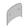 Schlage 23760283 decorative plate in 626 Satin Chrome finish
