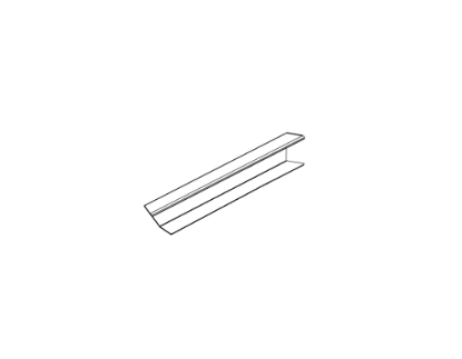 Detex 106289 36-inch black backplate extrusion