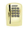 Schlage MSK magnetic stripe with keypad reader module in 605 Bright Brass finish