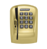 Schlage MSK magnetic stripe with keypad reader module in 606 Satin Brass finish