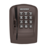 Schlage MSK magnetic stripe with keypad reader module in 643E Aged Bronze finish