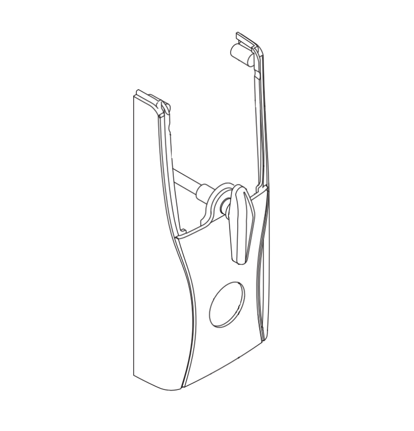 Schlage 46929022 interior escutcheon assembly for Mortise Deadbolt