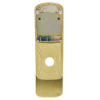Schlage 47258398 993 exit exterior escutcheon in 606 Satin Brass finish