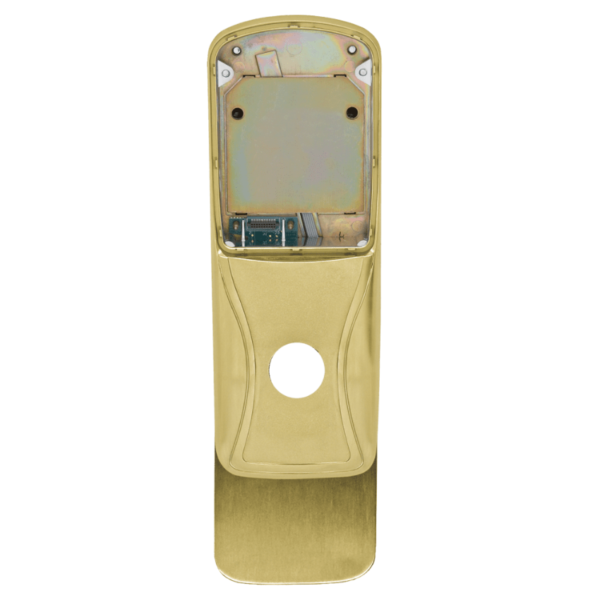 Schlage 47260731 Exit exterior escutcheon 10-piece bulk pack in 606 satin brass