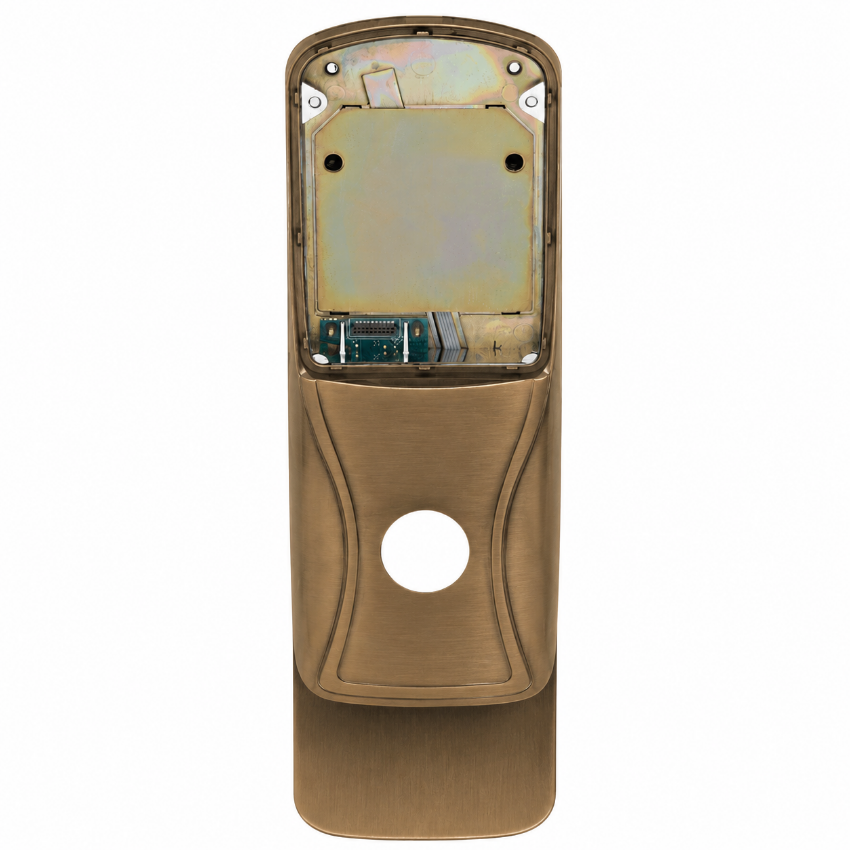 Schlage 47260731 Exit exterior escutcheon 10-piece bulk pack in 612 satin bronze